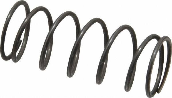 Value Collection - 0.6" OD, 0.047" Wire, 1-1/2" Free Length, Music Wire Compression Stock Springs Spring - 7.86 Lb Spring Rating - Industrial Tool & Supply