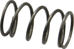 Value Collection - 0.6" OD, 0.054" Wire, 1" Free Length, Music Wire Compression Stock Springs Spring - 20.88 Lb Spring Rating - Industrial Tool & Supply