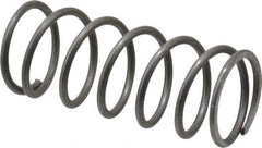 Value Collection - 0.6" OD, 0.054" Wire, 1-1/2" Free Length, Music Wire Compression Stock Springs Spring - 13.37 Lb Spring Rating - Industrial Tool & Supply
