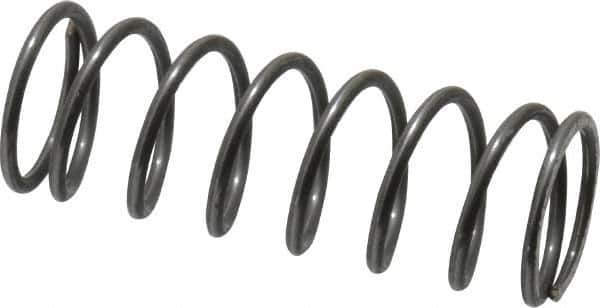 Value Collection - 0.6" OD, 0.054" Wire, 1-3/4" Free Length, Music Wire Compression Stock Springs Spring - 11.33 Lb Spring Rating - Industrial Tool & Supply