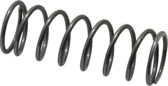 Value Collection - 0.6" OD, 0.054" Wire, 1-3/4" Free Length, Music Wire Compression Stock Springs Spring - 11.33 Lb Spring Rating - Industrial Tool & Supply