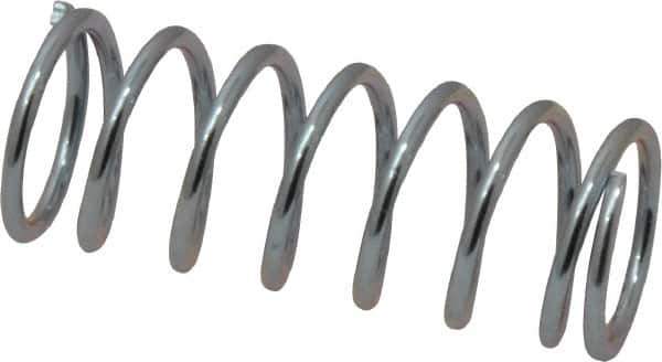 Value Collection - 0.6" OD, 0.062" Wire, 1-1/2" Free Length, Music Wire Compression Stock Springs Spring - 20.24 Lb Spring Rating - Industrial Tool & Supply
