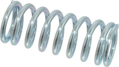 Value Collection - 0.6" OD, 0.072" Wire, 1-1/2" Free Length, Music Wire Compression Stock Springs Spring - 35.89 Lb Spring Rating - Industrial Tool & Supply