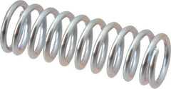 Value Collection - 0.6" OD, 0.072" Wire, 1-3/4" Free Length, Music Wire Compression Stock Springs Spring - 30.3 Lb Spring Rating - Industrial Tool & Supply