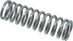 Value Collection - 0.6" OD, 0.072" Wire, 2" Free Length, Music Wire Compression Stock Springs Spring - 26.22 Lb Spring Rating - Industrial Tool & Supply
