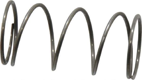 Value Collection - 0.72" OD, 0.047" Wire, 1-1/2" Free Length, Music Wire Compression Stock Springs Spring - 6.16 Lb Spring Rating - Industrial Tool & Supply
