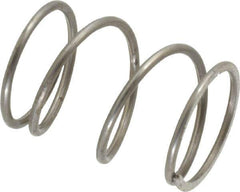 Value Collection - 0.72" OD, 0.054" Wire, 1" Free Length, Music Wire Compression Stock Springs Spring - 15.12 Lb Spring Rating - Industrial Tool & Supply
