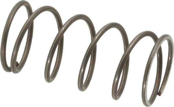 Value Collection - 0.72" OD, 0.054" Wire, 1-1/2" Free Length, Music Wire Compression Stock Springs Spring - 9.69 Lb Spring Rating - Industrial Tool & Supply