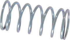 Value Collection - 0.72" OD, 0.062" Wire, 1-1/2" Free Length, Music Wire Compression Stock Springs Spring - 15.4 Lb Spring Rating - Industrial Tool & Supply