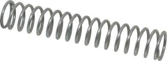 Value Collection - 0.72" OD, 0.072" Wire, 4" Free Length, Music Wire Compression Stock Springs Spring - 9.13 Lb Spring Rating - Industrial Tool & Supply