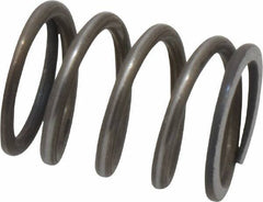 Value Collection - 0.72" OD, 0.08" Wire, 1" Free Length, Music Wire Compression Stock Springs Spring - 61.34 Lb Spring Rating - Industrial Tool & Supply
