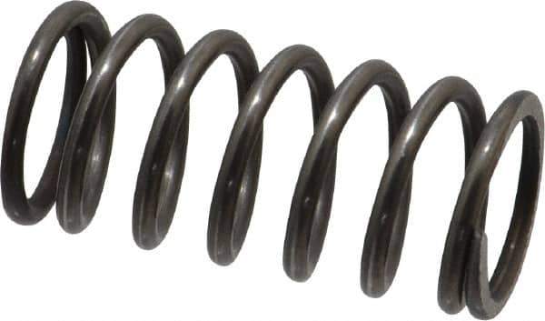 Value Collection - 0.72" OD, 0.08" Wire, 1-1/2" Free Length, Music Wire Compression Stock Springs Spring - 38.45 Lb Spring Rating - Industrial Tool & Supply