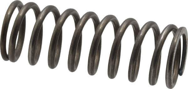 Value Collection - 0.72" OD, 0.08" Wire, 2" Free Length, Music Wire Compression Stock Springs Spring - 28 Lb Spring Rating - Industrial Tool & Supply