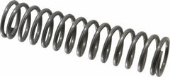 Value Collection - 0.72" OD, 0.08" Wire, 3" Free Length, Music Wire Compression Stock Springs Spring - 18.14 Lb Spring Rating - Industrial Tool & Supply