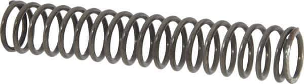 Value Collection - 0.72" OD, 0.08" Wire, 4" Free Length, Music Wire Compression Stock Springs Spring - 13.42 Lb Spring Rating - Industrial Tool & Supply