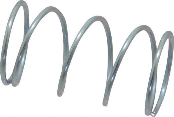 Value Collection - 0.85" OD, 0.054" Wire, 1-1/2" Free Length, Music Wire Compression Stock Springs Spring - 7.83 Lb Spring Rating - Industrial Tool & Supply