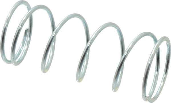 Value Collection - 0.85" OD, 0.054" Wire, 2" Free Length, Music Wire Compression Stock Springs Spring - 5.76 Lb Spring Rating - Industrial Tool & Supply