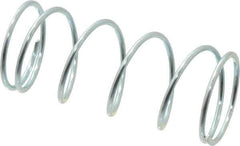 Value Collection - 0.85" OD, 0.054" Wire, 2" Free Length, Music Wire Compression Stock Springs Spring - 5.76 Lb Spring Rating - Industrial Tool & Supply