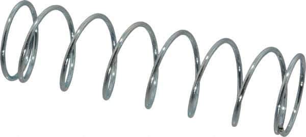 Value Collection - 0.85" OD, 0.054" Wire, 3" Free Length, Music Wire Compression Stock Springs Spring - 3.77 Lb Spring Rating - Industrial Tool & Supply