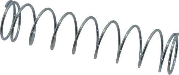 Value Collection - 0.85" OD, 0.054" Wire, 3-1/2" Free Length, Music Wire Compression Stock Springs Spring - 3.21 Lb Spring Rating - Industrial Tool & Supply