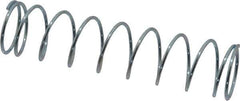 Value Collection - 0.85" OD, 0.054" Wire, 3-1/2" Free Length, Music Wire Compression Stock Springs Spring - 3.21 Lb Spring Rating - Industrial Tool & Supply