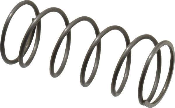 Value Collection - 0.85" OD, 0.062" Wire, 2" Free Length, Music Wire Compression Stock Springs Spring - 8.91 Lb Spring Rating - Industrial Tool & Supply