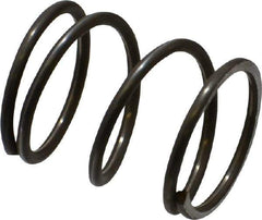 Value Collection - 0.85" OD, 0.072" Wire, 1" Free Length, Music Wire Compression Stock Springs Spring - 31.91 Lb Spring Rating - Industrial Tool & Supply