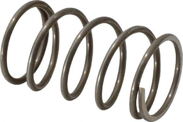 Value Collection - 0.85" OD, 0.072" Wire, 1-1/2" Free Length, Music Wire Compression Stock Springs Spring - 20.15 Lb Spring Rating - Industrial Tool & Supply