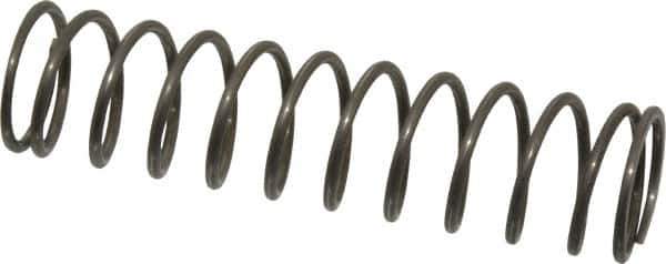 Value Collection - 0.85" OD, 0.072" Wire, 3-1/2" Free Length, Music Wire Compression Stock Springs Spring - 8.14 Lb Spring Rating - Industrial Tool & Supply