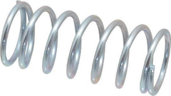 Value Collection - 0.85" OD, 0.08" Wire, 2" Free Length, Music Wire Compression Stock Springs Spring - 21.11 Lb Spring Rating - Industrial Tool & Supply