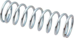 Value Collection - 0.85" OD, 0.08" Wire, 2-1/2" Free Length, Music Wire Compression Stock Springs Spring - 16.6 Lb Spring Rating - Industrial Tool & Supply