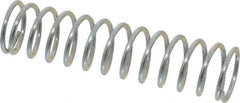 Value Collection - 0.85" OD, 0.08" Wire, 3-1/2" Free Length, Music Wire Compression Stock Springs Spring - 11.63 Lb Spring Rating - Industrial Tool & Supply