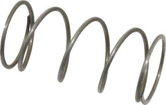 Value Collection - 0.975" OD, 0.062" Wire, 2" Free Length, Music Wire Compression Stock Springs Spring - 7.44 Lb Spring Rating - Industrial Tool & Supply
