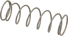 Value Collection - 0.975" OD, 0.062" Wire, 3" Free Length, Music Wire Compression Stock Springs Spring - 4.85 Lb Spring Rating - Industrial Tool & Supply