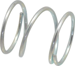 Value Collection - 0.975" OD, 0.072" Wire, 1" Free Length, Music Wire Compression Stock Springs Spring - 26.32 Lb Spring Rating - Industrial Tool & Supply
