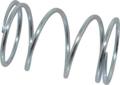 Value Collection - 0.975" OD, 0.072" Wire, 1-1/2" Free Length, Music Wire Compression Stock Springs Spring - 16.61 Lb Spring Rating - Industrial Tool & Supply