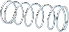 Value Collection - 0.975" OD, 0.072" Wire, 2-1/2" Free Length, Music Wire Compression Stock Springs Spring - 9.56 Lb Spring Rating - Industrial Tool & Supply