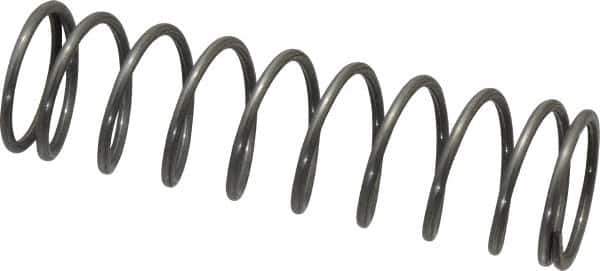 Value Collection - 0.975" OD, 0.08" Wire, 3-1/2" Free Length, Music Wire Compression Stock Springs Spring - 9.5 Lb Spring Rating - Industrial Tool & Supply