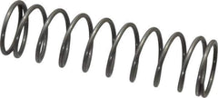 Value Collection - 0.975" OD, 0.08" Wire, 3-1/2" Free Length, Music Wire Compression Stock Springs Spring - 9.5 Lb Spring Rating - Industrial Tool & Supply
