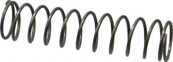 Value Collection - 0.975" OD, 0.08" Wire, 4" Free Length, Music Wire Compression Stock Springs Spring - 8.26 Lb Spring Rating - Industrial Tool & Supply