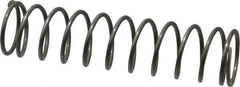 Value Collection - 0.975" OD, 0.08" Wire, 4" Free Length, Music Wire Compression Stock Springs Spring - 8.26 Lb Spring Rating - Industrial Tool & Supply