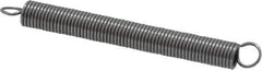Made in USA - 1/8" OD, 1.73 Lb Max Load, 2.54" Max Ext Len, 0.016" Wire Diam Spring - 1.1 Lb/In Rating, 0.21 Lb Init Tension, 1-1/4" Free Length - Industrial Tool & Supply