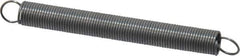 Made in USA - 1/4" OD, 3.4 Lb Max Load, 6.27" Max Ext Len, 0.026" Wire Diam Spring - 0.76 Lb/In Rating, 0.5 Lb Init Tension, 2-1/2" Free Length - Industrial Tool & Supply