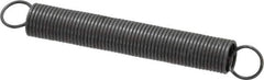 Made in USA - 5/16" OD, 5.16 Lb Max Load, 6.22" Max Ext Len, 0.032" Wire Diam Spring - 1.19 Lb/In Rating, 0.72 Lb Init Tension, 2-1/2" Free Length - Industrial Tool & Supply