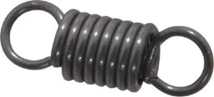 Made in USA - 5/16" OD, 14.4 Lb Max Load, 1.2" Max Ext Len, 0.047" Wire Diam Spring - 54.01 Lb/In Rating, 3.2 Lb Init Tension, 1" Free Length - Industrial Tool & Supply