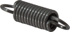 Made in USA - 5/16" OD, 14.4 Lb Max Load, 1.61" Max Ext Len, 0.047" Wire Diam Spring - 30.65 Lb/In Rating, 3.2 Lb Init Tension, 1-1/4" Free Length - Industrial Tool & Supply