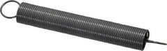 Made in USA - 3/8" OD, 4.02 Lb Max Load, 9.53" Max Ext Len, 0.032" Wire Diam Spring - 0.53 Lb/In Rating, 0.5 Lb Init Tension, 3" Free Length - Industrial Tool & Supply
