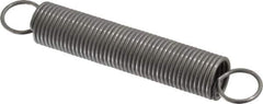 Made in USA - 5/8" OD, 15.96 Lb Max Load, 8.9" Max Ext Len, 0.062" Wire Diam Spring - 2.74 Lb/In Rating, 2.5 Lb Init Tension, 4" Free Length - Industrial Tool & Supply