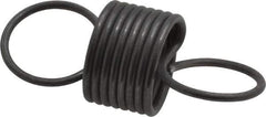 Made in USA - 3/4" OD, 13.07 Lb Max Load, 3.23" Max Ext Len, 0.062" Wire Diam Spring - 9.23 Lb/In Rating, 1.65 Lb Init Tension, 2" Free Length - Industrial Tool & Supply