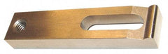 Gibraltar - 9/32" Stud, Stainless Steel, Strap Clamp - 1/2" Travel, 2" OAL x 5/8" Wide x 5/16" High, Radius Nose - Industrial Tool & Supply